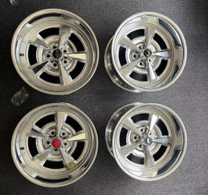 GTS Sprint 5X114.3 18X7.0 ET0 Backspace 4.0นิ้วล้อโฮลเดนขัดพื้นผิวมือแทรกสีดำ - Product Image 3