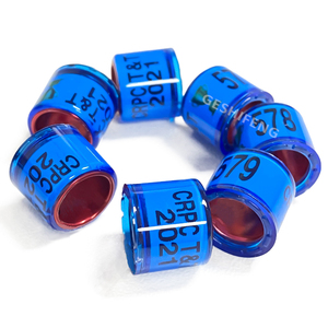 Nieuwe Pet Products Leverancier Aangepaste Metal Bands Kanarie Vogel Ringen Voet <span class=keywords><strong>Ring</strong></span> Aluminium Plastic Duif <span class=keywords><strong>Ring</strong></span> - Product Image 3