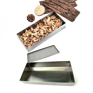Boîte de fumage rectangulaire en acier inoxydable pour <span class=keywords><strong>barbecue</strong></span> de haute qualité pour la cuisine en plein air - Product Image 3