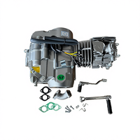 Moteur de moto tout-terrain Yinxiang 140CC 2 temps refroidi par huile, démarrage au pied, embrayage manuel, cylindre en aluminium, 1 cylindre, ensemble moteur YX140