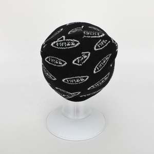 Gorro liso de calavera acrílica Unisex de alta calidad personalizado al por mayor, gorro de punto con etiqueta tejida teñida, gorro de esquí de invierno, gorro de Hip Hop - Product Image 5