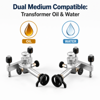 60MPa Hydraulic Pressure Calibrator Pump YH160SW 1KPa Precise Benchtop Pump for Precision Pressure Measurement Tasks