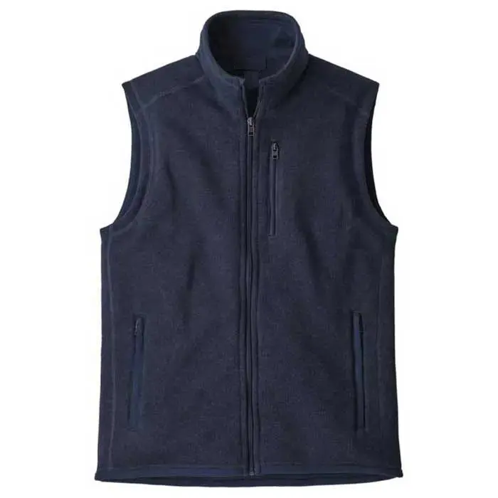 winter custom logo embroidery warm polar fleece waistcoat man sleeveless tank top outdoor sports vest