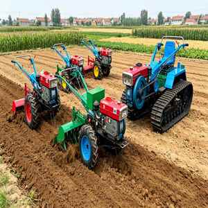 Piccolo Trattore Manuale da 10HP con Asse Singolo, Aratro e <span class=keywords><strong>Rimorchio</strong></span> - Product Image 6