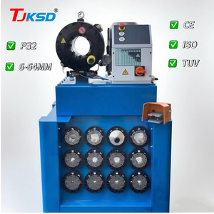 Presse à sertir les flexibles industriels grand diamètre CE P51, moteur 4KW, de 1/4 à 2,5 pouces, pour atelier de réparation d'équipements lourds - Product Image 1