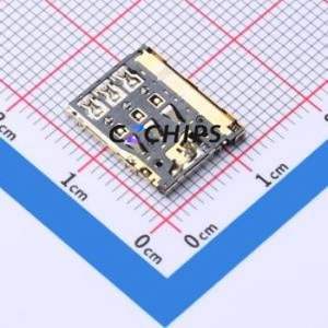 SNO-1450 SIM Card Connector SMD Connector Self-Return Type Nano SIM Card Card Holder 1.25mm - Product Image 2