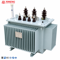 Transformateur électrique de distribution triphasé immergé dans l'huile haute fréquence 100 kVA 200 kVA 1000 kVA 1600 kVA