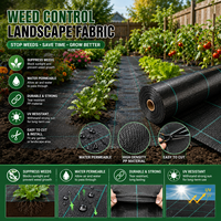 Toile de paillage tissée de qualité supérieure pour chemins de jardin et grands projets de jardinage