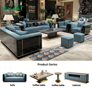 Divani Sezionali in Vera Pelle di Alta Gamma a 1, 2 e 3 Posti, Set di <span class=keywords><strong>Mobili</strong></span> Moderni Premium per Soggiorno, Ideali per Progetti di Ville di Lusso - Product Image 1