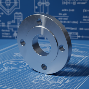 Premium koolstofstaal slip-on flens DN100 SS400 JIS B2220 koolstofstaal slip-on flens - Product Image 1