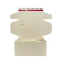 E-Commerce Personnalisé Recyclé Auto-scellant Peel Postal Zipper Adhésif Tear Bandes Pliable Ondulé Expédition Brillant Stratification
