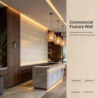 Panneau décoratif en PETG laminé sur mesure, texture feuille d'or, pour cloisons et portes d'armoires
