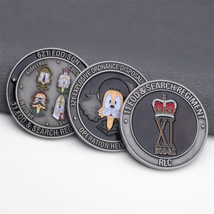 Monete commemorative 2d 3d in rilievo in metallo promozionale - Product Image 6