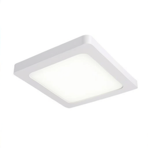 Pannello LED da soffitto quadrato da 6W con finitura bianca - Product Image 2