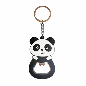 OEM/ODM定制3D葡萄酒开瓶器磁铁可爱动物纪念品橡胶聚氯乙烯冰箱名称促销冰箱磁铁 - Product Image 3