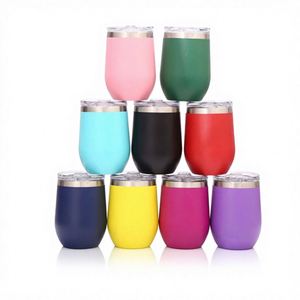 Gobelet isotherme portable en acier inoxydable 304 pour vin rouge et bière, en forme d'œuf en U, pour le commerce transfrontalier et la vente en gros - Product Image 1