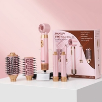 Styler multifonction professionnel 5 en 1, 1000W, chauffage rapide, brosse à air, sèche-cheveux haute vitesse, boucleur, brosse coiffante