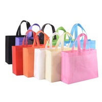 Sac fourre-tout non tissé réutilisable avec logo personnalisé imprimé, cabas pour le shopping