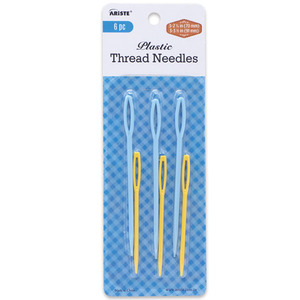 75711- 2 Maten Groot Oog <span class=keywords><strong>Plastic</strong></span> Naainaalden Voor Handwerken Handgemaakt Gehaakt Breien Weven Snaren - Product Image 2