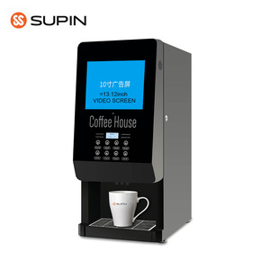 เครื่องชงกาแฟอัตโนมัติ SUPIN 308F-L พร้อมฟังก์ชันทำความสะอาดอัตโนมัติ SDK หน้าจอ LED สำหรับโรงแรมและสำนักงาน - ดีไซน์กะทัดรัดแบบตั้งโต๊ะ - Product Image 1
