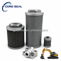 Kit d'éléments filtrants de retour et d'aspiration hydrauliques pour micro-excavatrices XCMG XE17U XE15U XE17, pièces de mini-pelle de 1,7 tonne