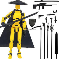 Figurines d'action d'anime robot 3D mobiles et cool, 13 figurines en PVC, jouets sensoriels pour garçons