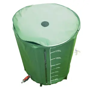 100l faltbare Lagerung PVC-Plane Faltbare Regenwasser fass Regenwasser sammel tanks