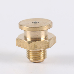 Raccordo Idraulico a Testa Tonda IMPA 617630-38, Nipplo per Grasso in Ottone - Product Image 2