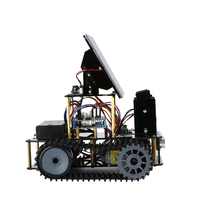Kit de voiture Robot intelligent à chenilles pour Arduino ESP32 STEM Starter Set Panneau solaire pour ligne d'évitement d'obstacles suivant les Kits de robotique