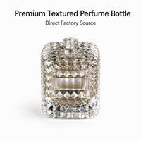 Flacon de parfum rectangulaire en verre mat de qualité supérieure avec pulvérisateur à pompe, couleur et parfum personnalisés, prix direct usine