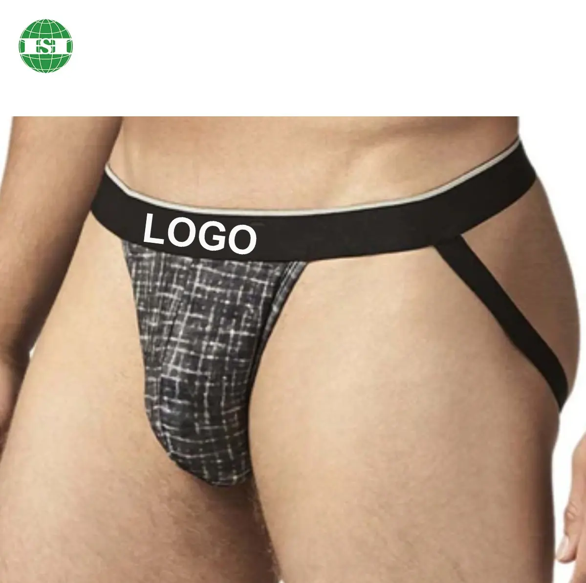 Customised graphic print jockstraps for male OEM with your name on waistband