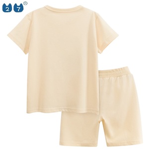 Ropa para Niños en Oferta, Conjunto Corto para Niñas y Niños, Estampado de <span class=keywords><strong>Dibujos</strong></span> Animados, Conjuntos de Verano para Bebés, Ropa de Manga Corta para Niños - Product Image 4
