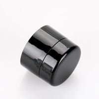 Pot vide en plastique PP noir pour gel cosmétique 5g 10g, baume blush, mini distributeur de crème fond de teint