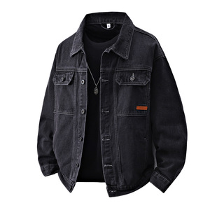 Good Quality Men's <strong>Denim</strong> <strong>Jackets</strong> in Formal Hip-hop Style <strong>with</strong> Holes Bomber <strong>Jacket</strong> and Jean Coats - Product Image 4