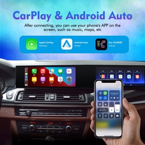 NaviHua Dual Screen Android Car Radio GPS Navigation Multimedia Player Stereo CarPlay for BMW 5 Series F10 CIC NBT Head Unit - Product Image 5