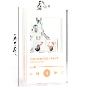 พวงกุญแจอะคริลิคแบบสั่นได้ รูปอัลบั้มตามสั่ง สำหรับแฟนเพลง ของที่ระลึก และที่แขวนกระเป๋า - Product Image 3