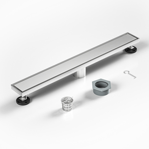 2026 Latest Models Tile Insert Grate Removable Hidden <strong>Bathroom</strong> Stainless Steel Floor <strong>Drain</strong> With Strainer - Product Image 3