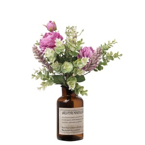 Bouquet de fleurs de pivoine artificielles Pure Summer pour mariage et décoration intérieure CF01116 - Product Image 5