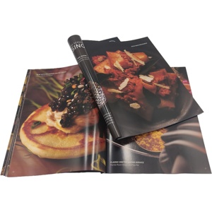Savour Magazine Fall Winter 2024 Luxury Food Lifestyle Eco-Friendly <b>Biodegradable</b> Publication Coated <b>Paper</b> Rectangular Four - Product Image 2