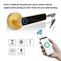 Tuya APP télécommande poignée électronique sans clé biométrique empreinte digitale mot de passe poignée intelligente serrure de porte pour chambre hôtel