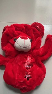 Orsacchiotto Rosso 'Ti Amo' in Peluche, Regalo per San Valentino, Matrimonio, Festa della Mamma - Product Image 3