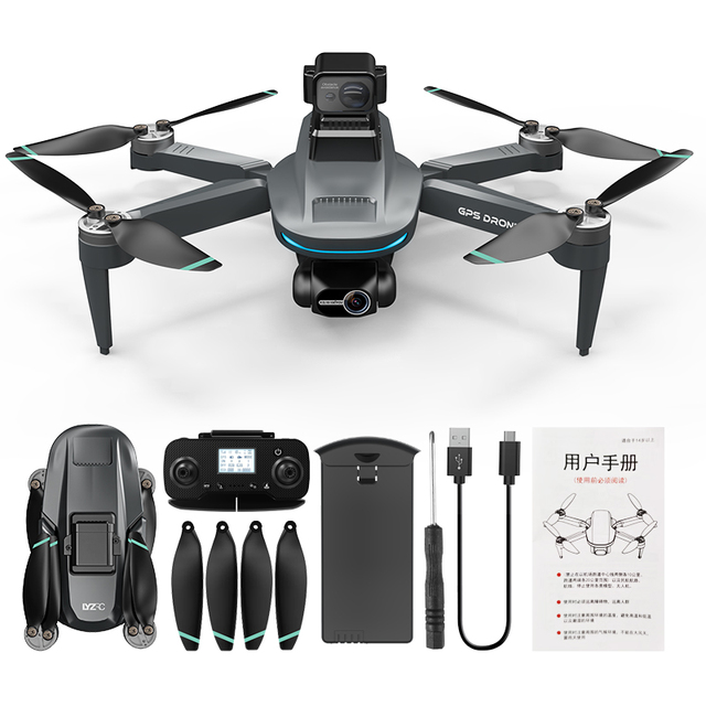 L200 Pro Max Drone Gps Drone 4k Profesional 3 Axis Gimbal Dual Camera 5g Wifi Fpv Foldable Quadcopter Drones