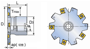 OEM & ODM ba mặt phay cắt cố định mặt Bích Loại CSMZN-12100W04A27R-023 - Product Image 2