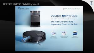 Per ecovac per DEEBOT T80 OMNI <span class=keywords><strong>Robot</strong></span> <span class=keywords><strong>aspirapolvere</strong></span> versione globale 18000Pa <span class=keywords><strong>lavapavimenti</strong></span> <span class=keywords><strong>lavapavimenti</strong></span> - Product Image 2