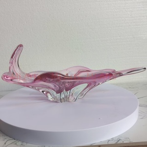 Bol en verre de Murano rose, artisanat, chaleur naturelle, maison, hôtel, <span class=keywords><strong>restaurant</strong></span>, mariage, fête, design en forme de fleur pour la décoration de la maison, art - Product Image 2
