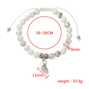 Gros Quartz Rose Amant Amour Couple Aimant Amour Cristal Naturel Pierre De Guérison Perles Magnétique Coeur <span class=keywords><strong>Bracelet</strong></span> Réglable - Product Image 4