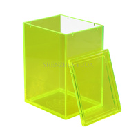 4 6 10 Inch Fun Ko Pop Étui rigide de protection personnalisé 5 mm Couleur fluorescente 98% UV Acrylique POP FIGURES Display Box