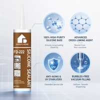 Scellant silicone de qualité construction, marque FEIDU, origine Shandong, pour entrepreneurs, distributeurs et importateurs
