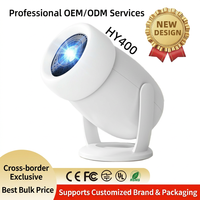 [Nouveau 2026] Projecteur intelligent HY300 Pro, Android 11 WiFi 6, 180 °   Projecteur portable Swivel, résolution native 720P 4K, 120 ANSI Lumens