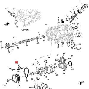 Tendeur de distribution 12630107 pour Cadillac Escalade GMC 5.3 5.7 6.0 6.2 L92, pièce de rechange moteur - Product Image 4